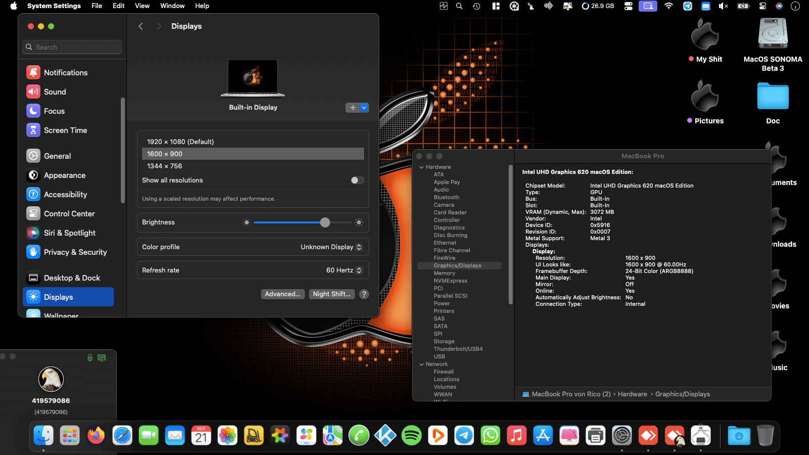 Dell Latitude 5490 [KabyLake R + Intel UHD 620 + I2C]   OpenCore 1